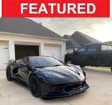 8th gen black 2020 Chevrolet Corvette automatic For Sale