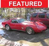 3rd gen red 1976 Chevrolet Corvette Stingray automatic For Sale